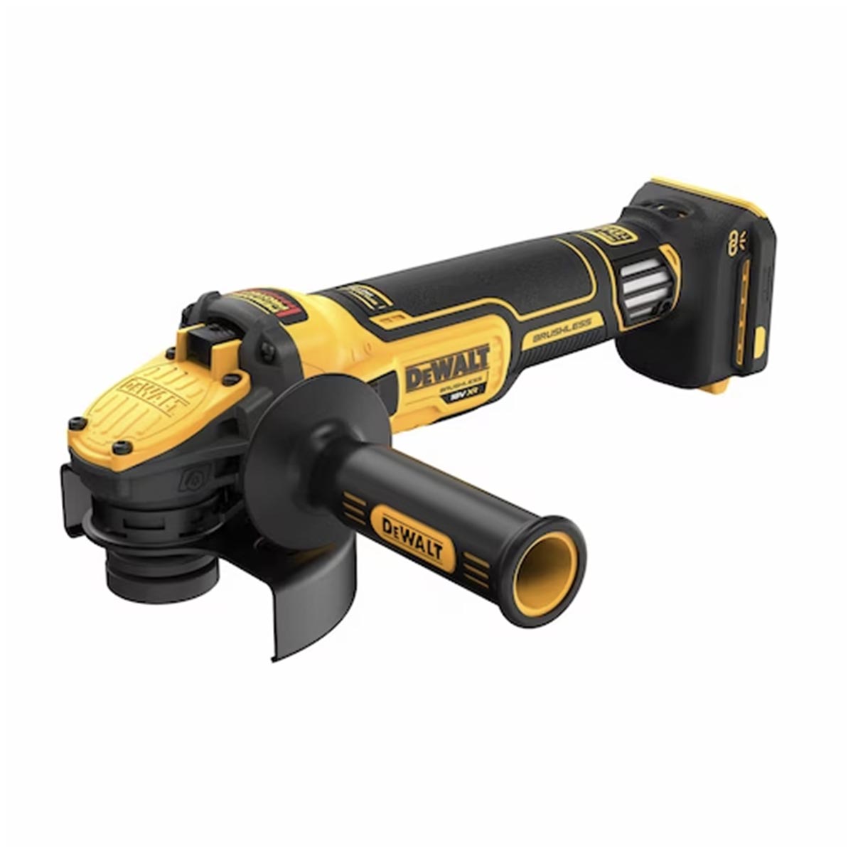 Angle grinder 125 mm Variable speed BRUSHLESS motor (in case without batteries and charger) in TSTACK CASE - DeWALT - DCG409VSNT-XJ Angle grinder 125 mm Variable speed BRUSHLESS motor (in case without batteries and charger) in TSTACK CASE - DeWALT - DCG409VSNT-XJ